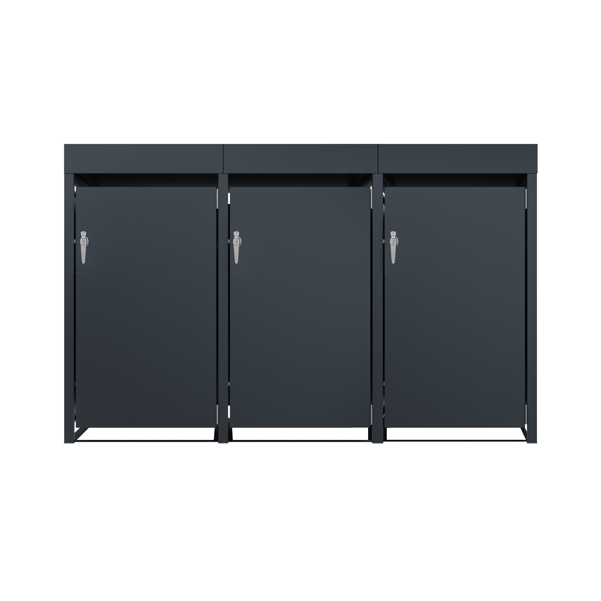 Garlivo Blaustern 3er Mülltonnenbox