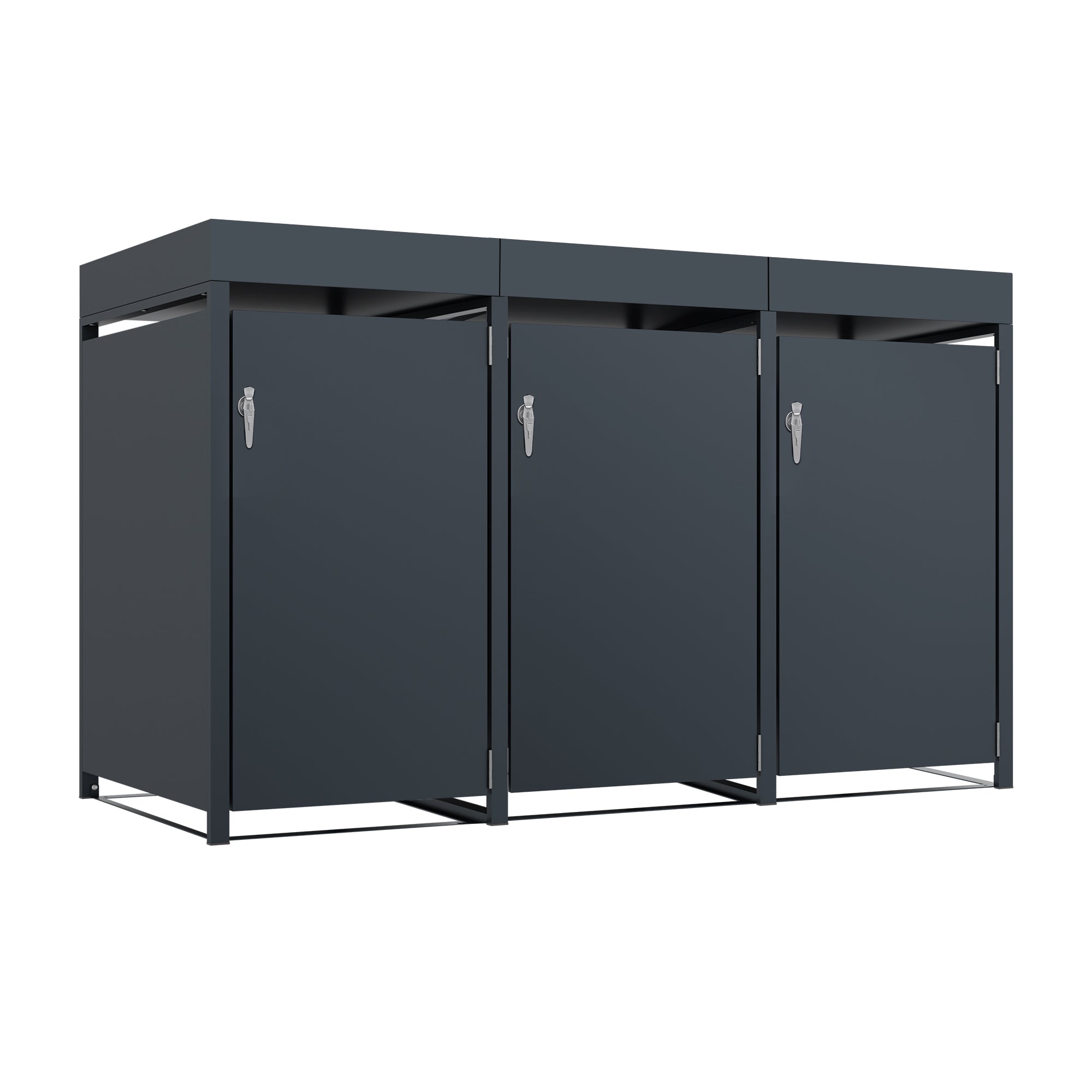 Garlivo Blaustern 3er Mülltonnenbox