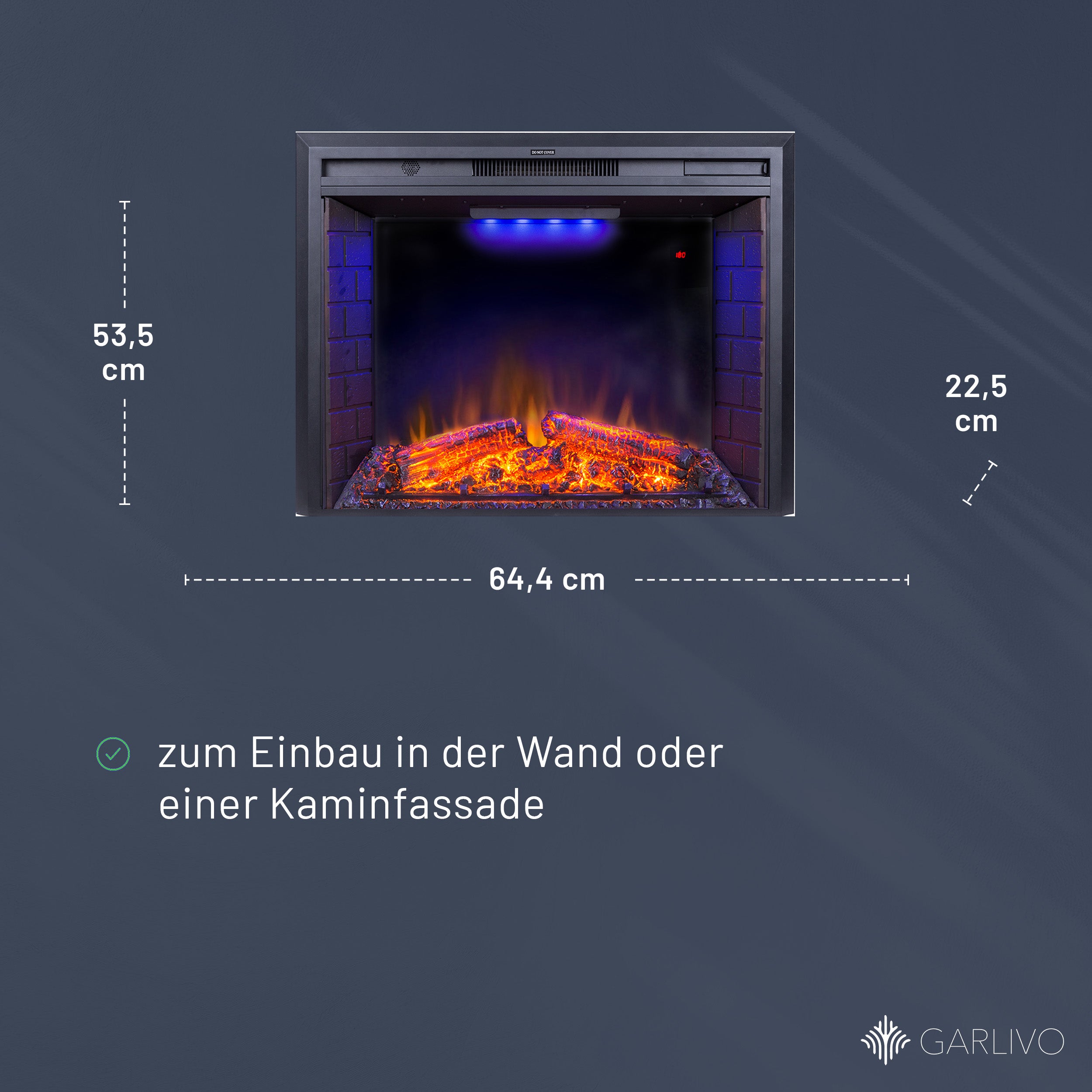Garlivo Insert 23 Elektrokamineinsatz