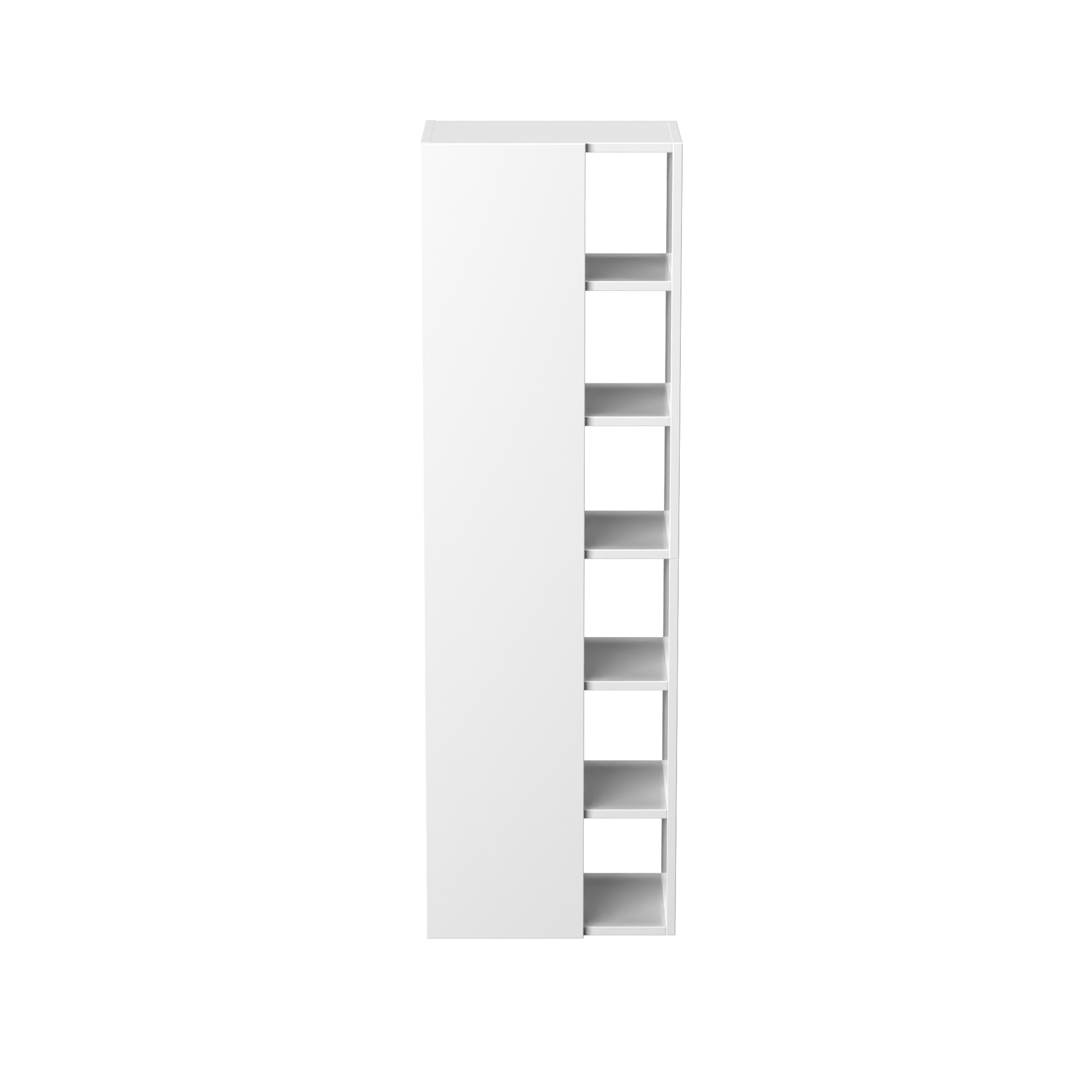 Garlivo Badezimmerschrank GLC 1 Weiß mit Fächern