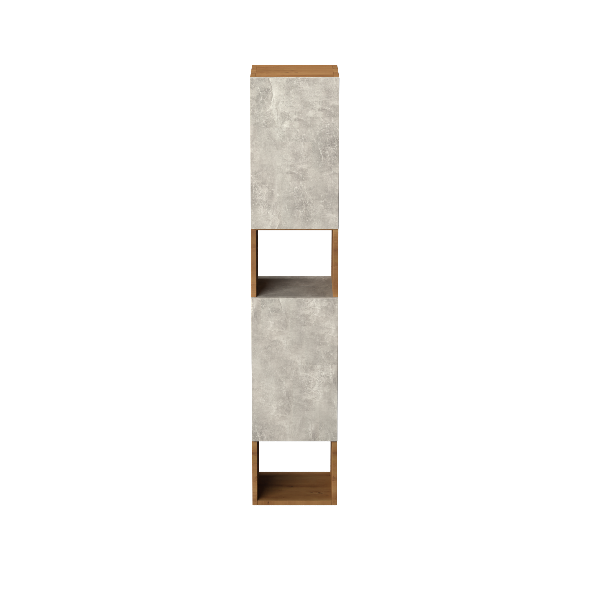 Garlivo Badezimmerschrank GLC 2 Beton mit Fächern