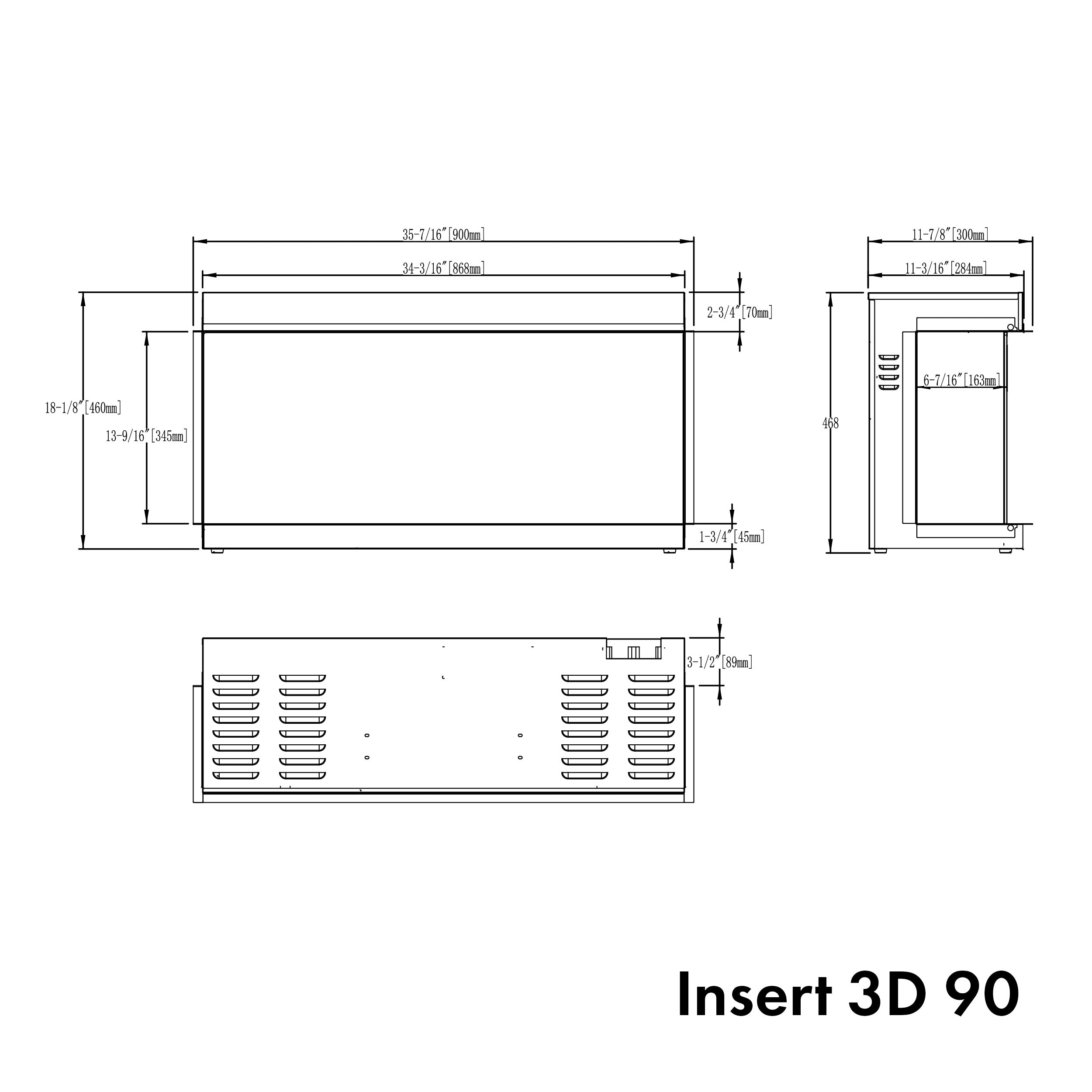 Garlivo Insert 3D Elektrokamineinsatz