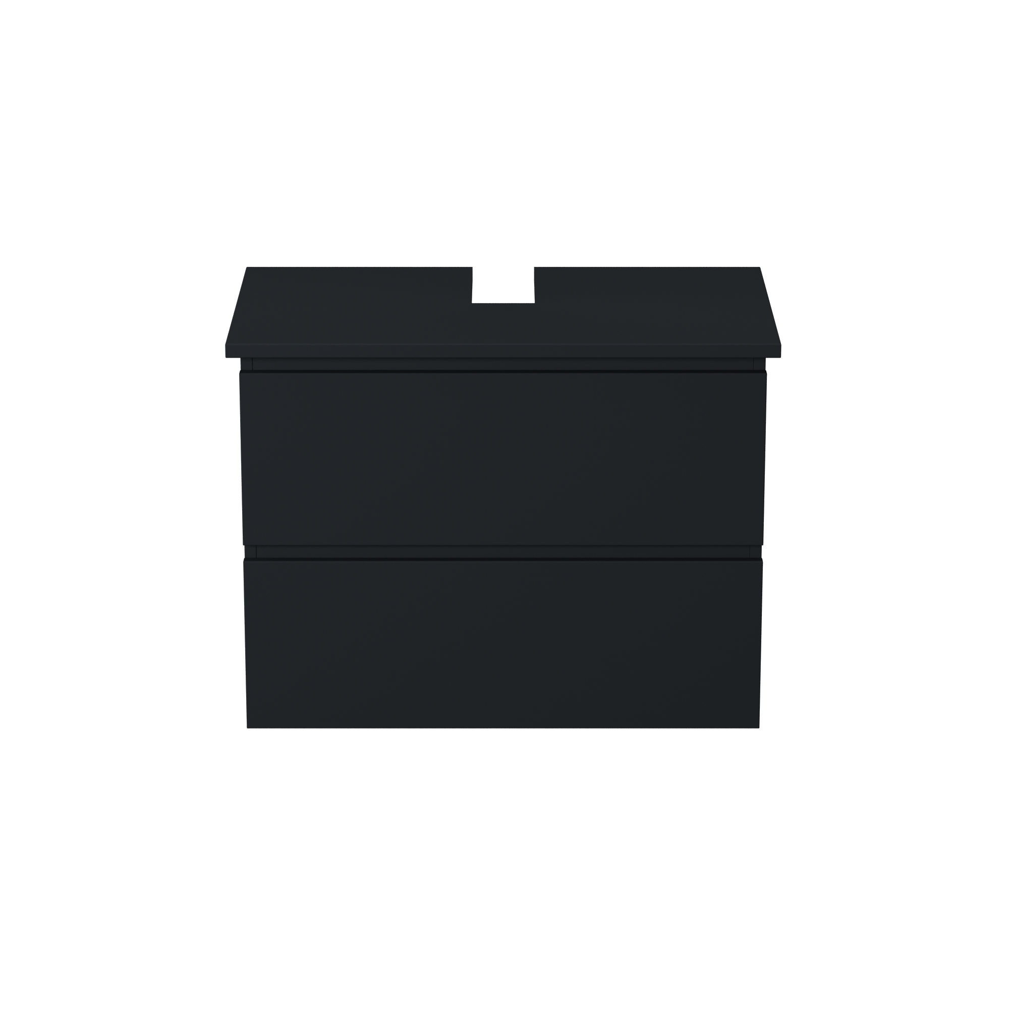 Garlivo Waschbeckenunterschrank GLB-80 Anthrazit mit Schubladen