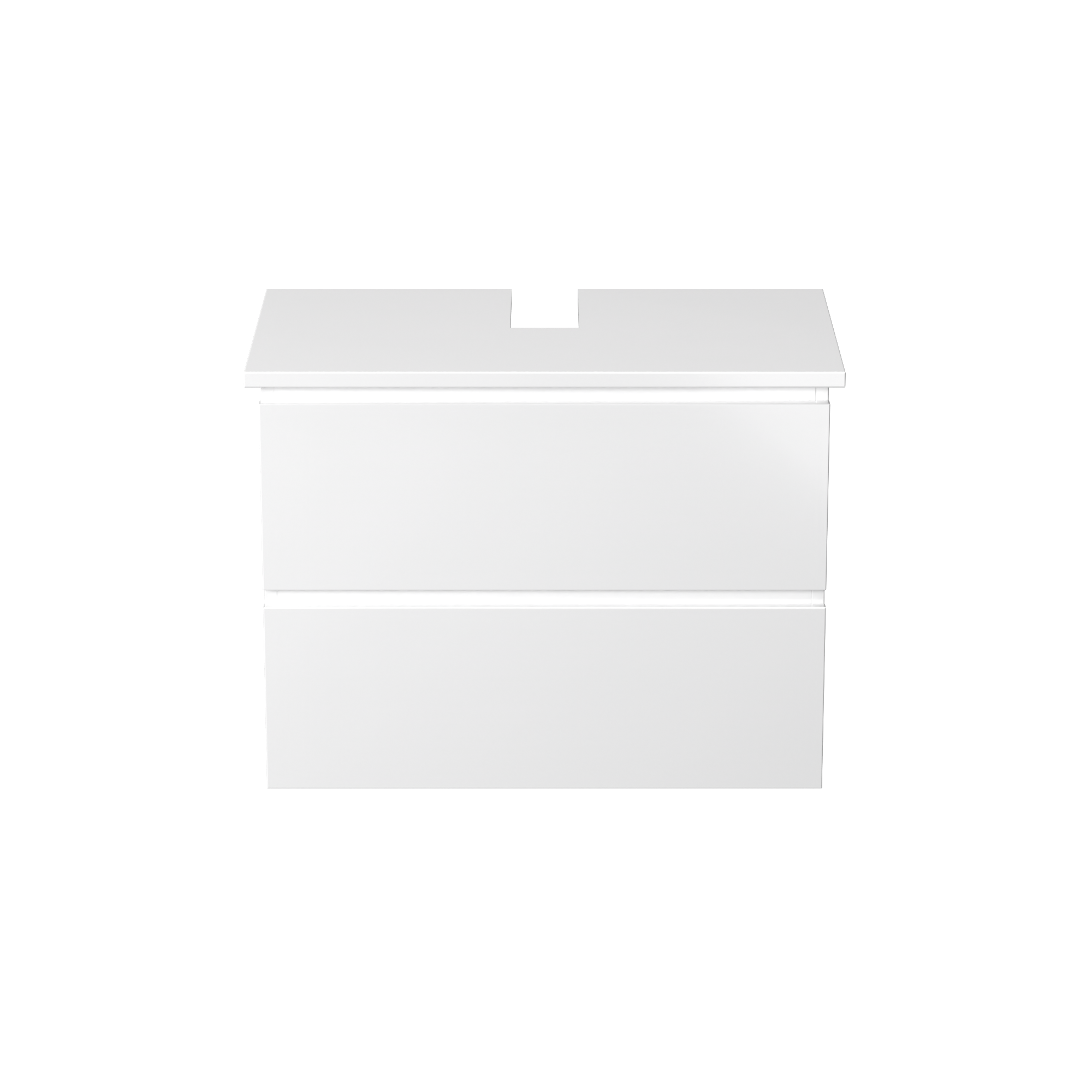 Garlivo Waschbeckenunterschrank GLB-80 Weiss mit Schubladen