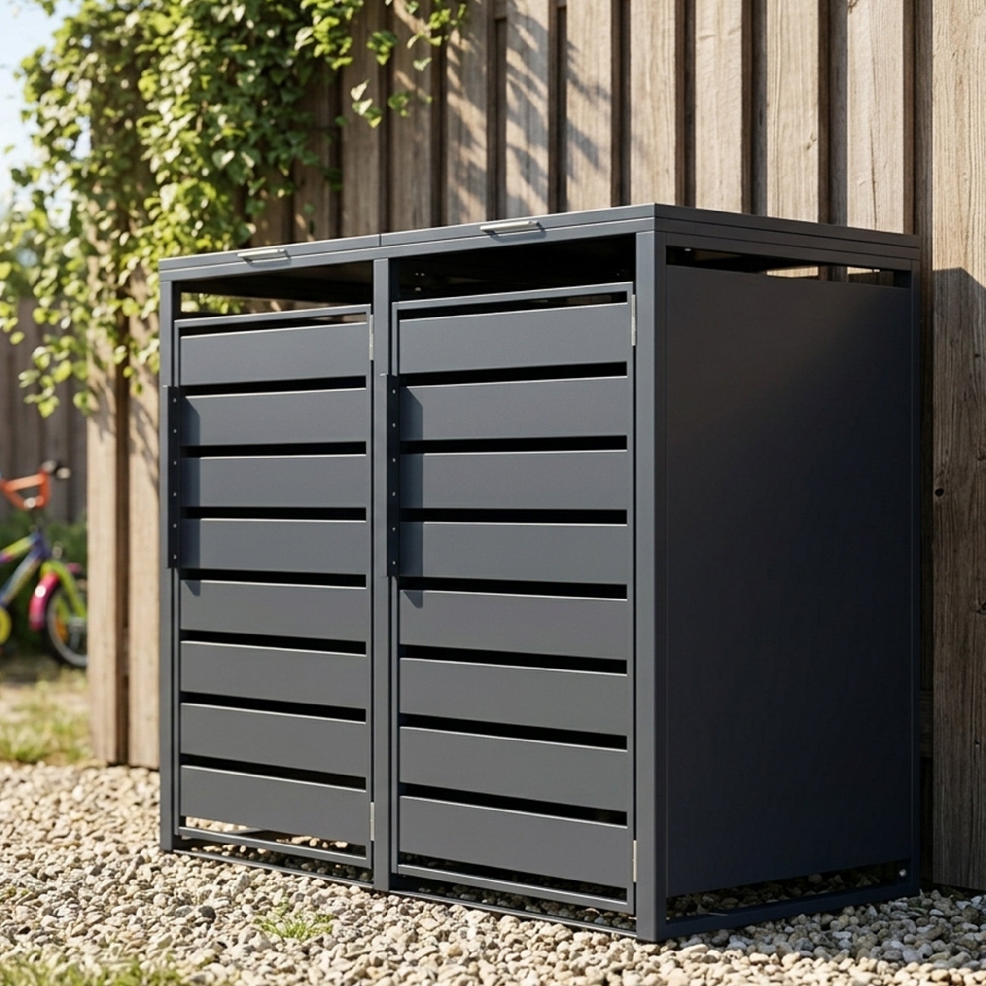 Garlivo Thymian 2er Mülltonnenbox