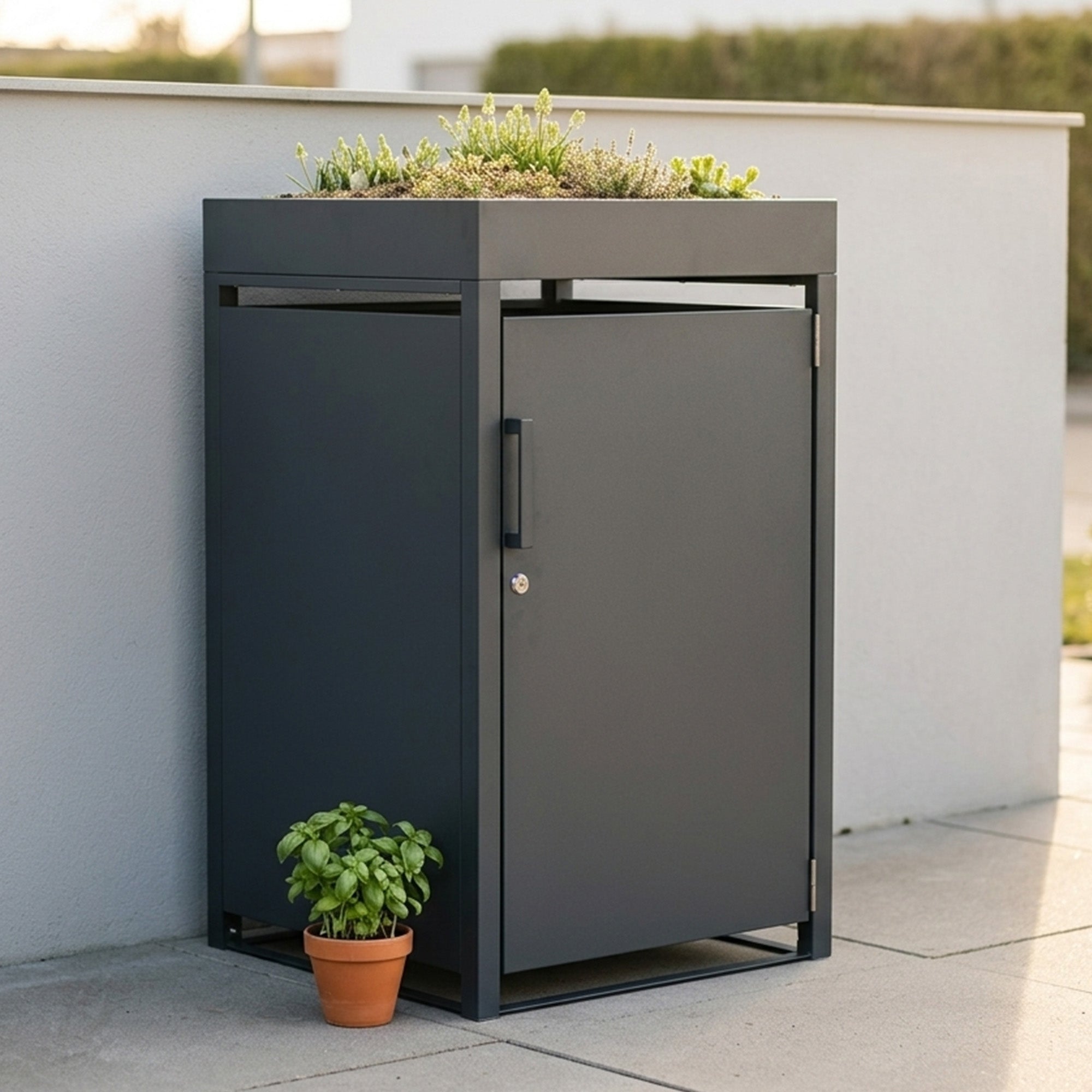 Garlivo Blaustern 1er Mülltonnenbox