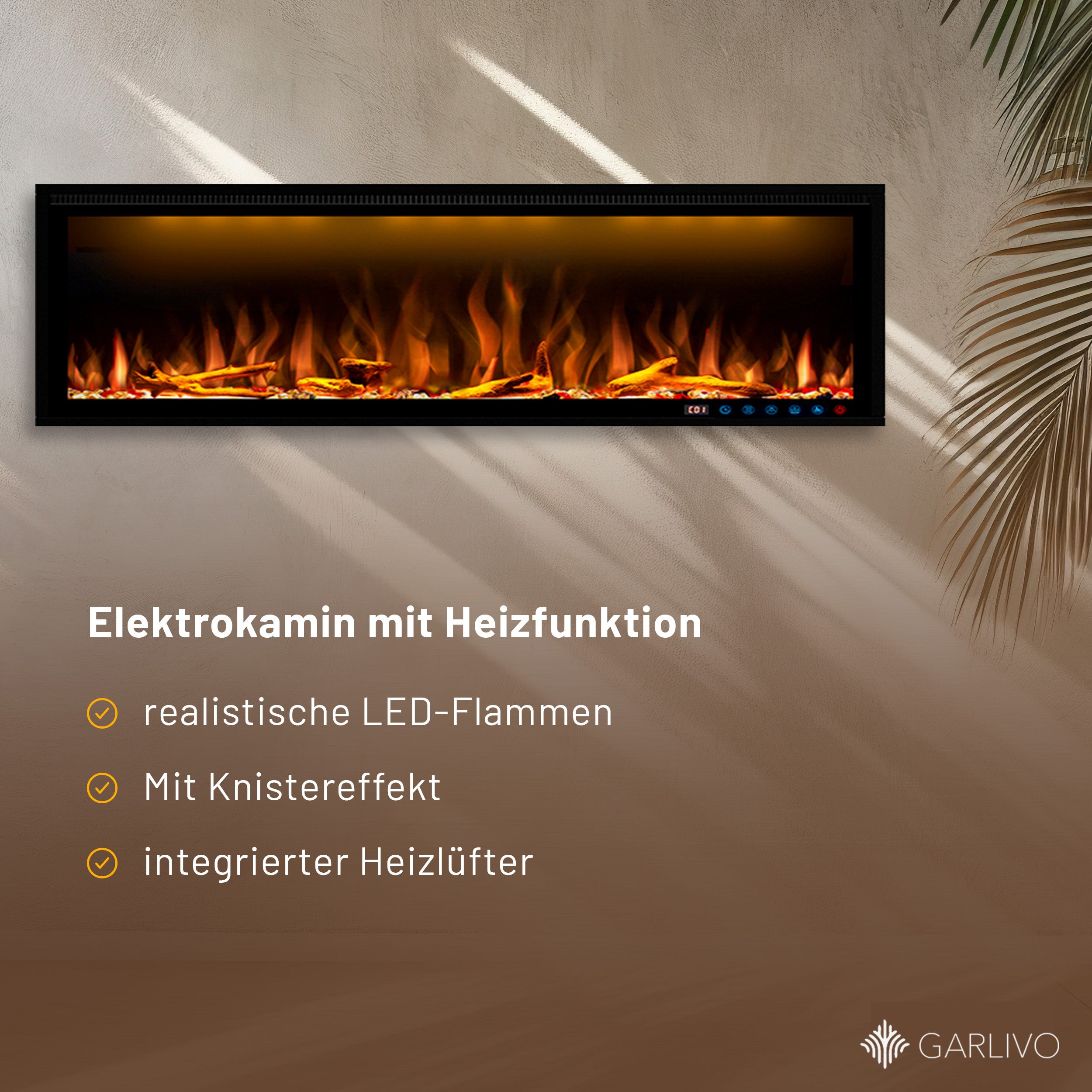 Garlivo Smart Wall Elektrokamineinsatz