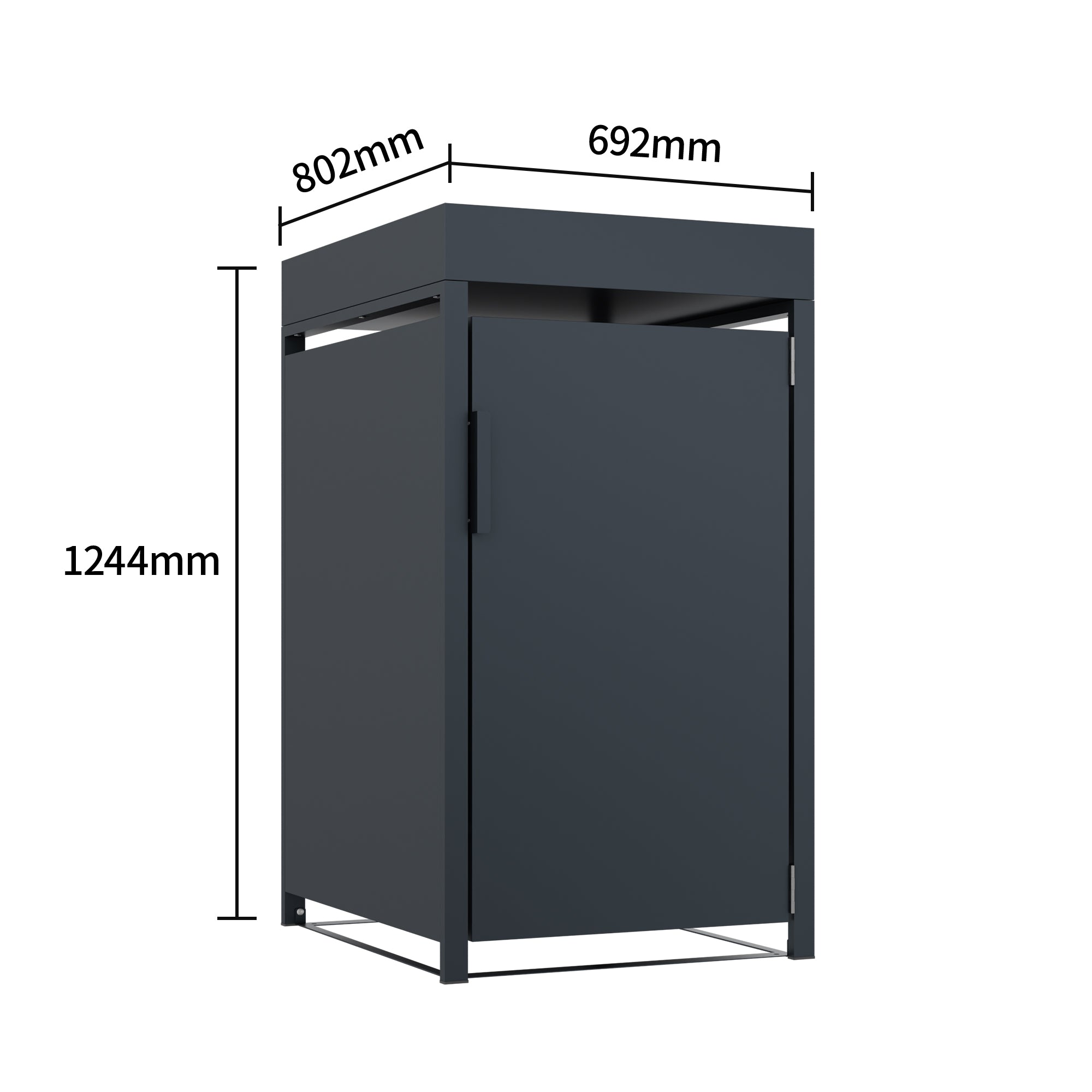 Garlivo Blaustern 1er Mülltonnenbox