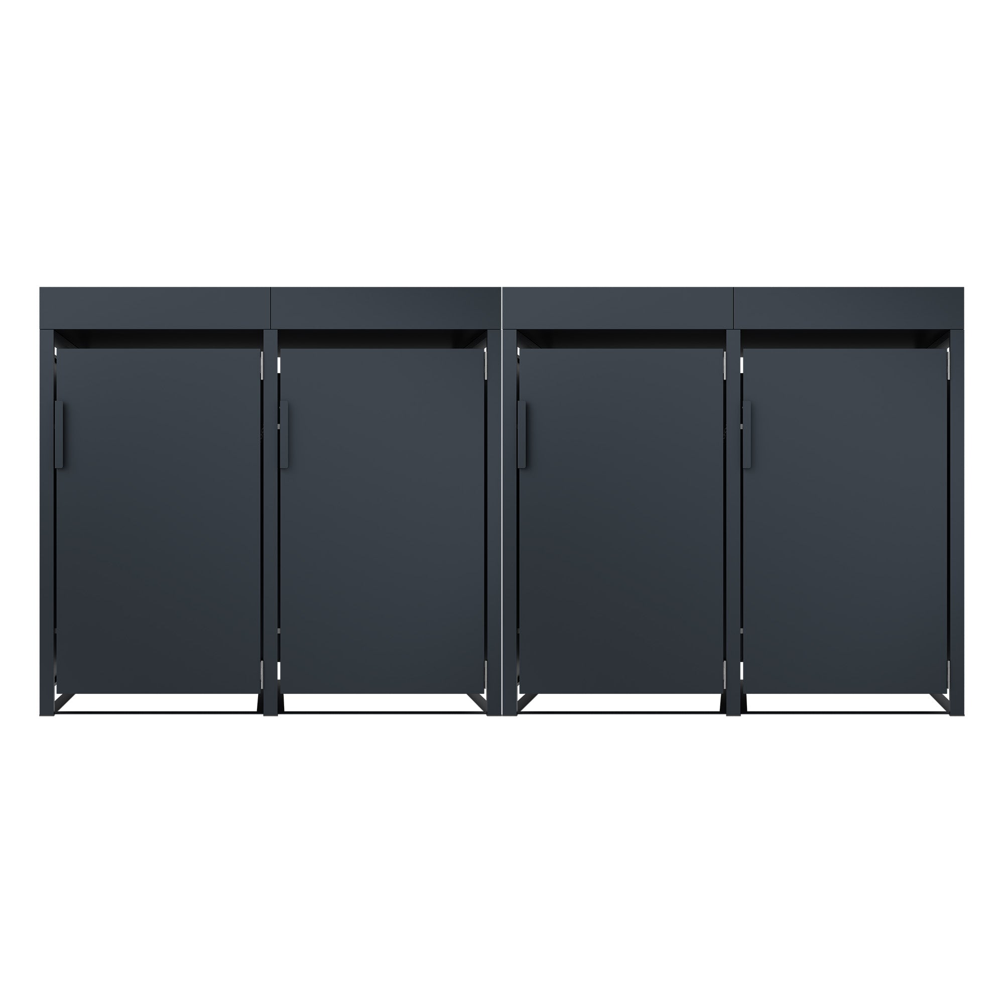 Garlivo Blaustern 4er Mülltonnenbox