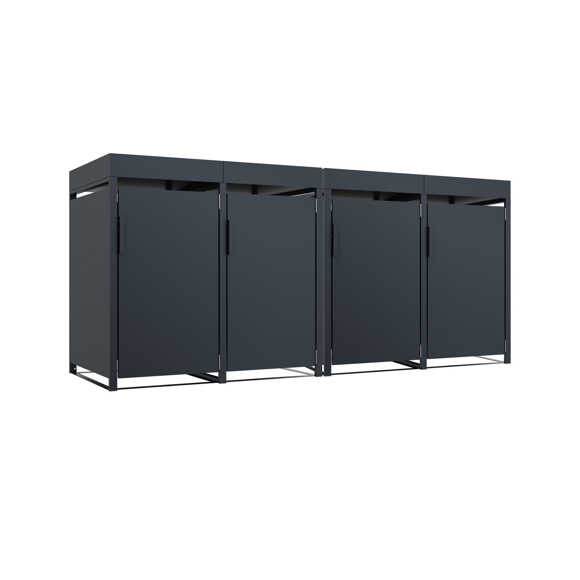 Garlivo Blaustern 4er Mülltonnenbox