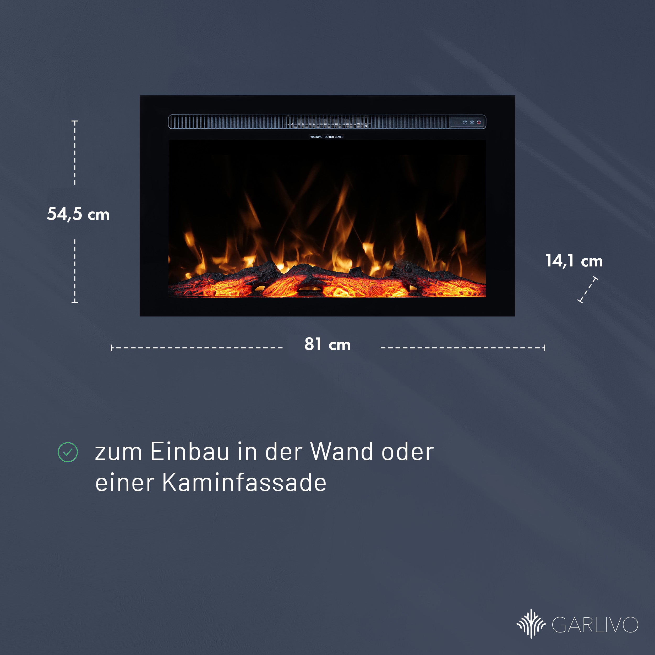 Garlivo Insert 33 Elektrokamineinsatz