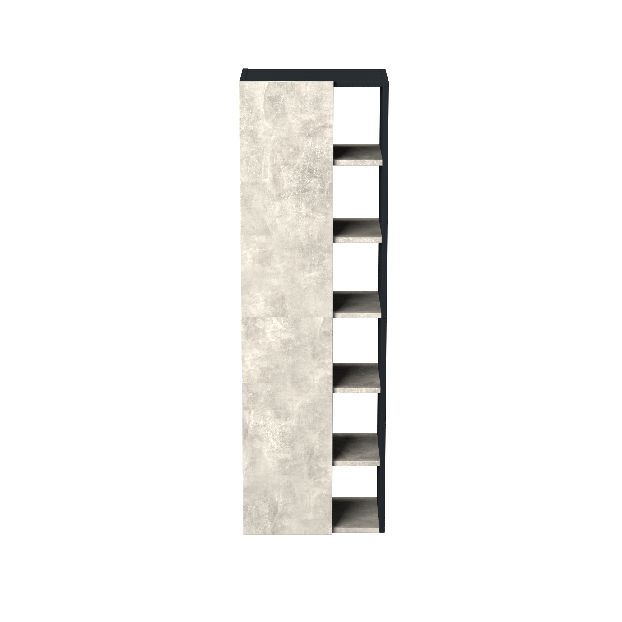 Garlivo Badezimmerschrank GLC 1 Beton mit Fächern