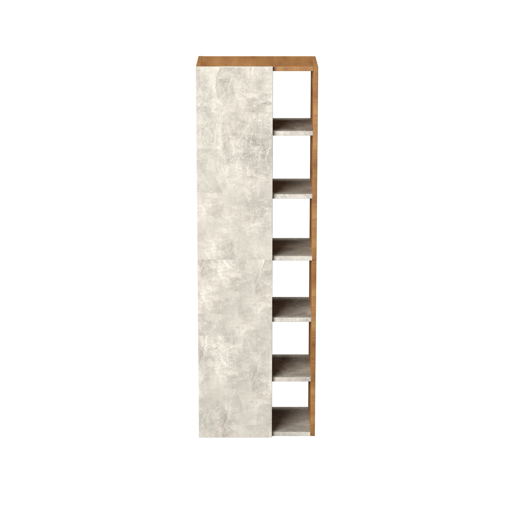 Garlivo Badezimmerschrank GLC 1 Beton mit Fächern