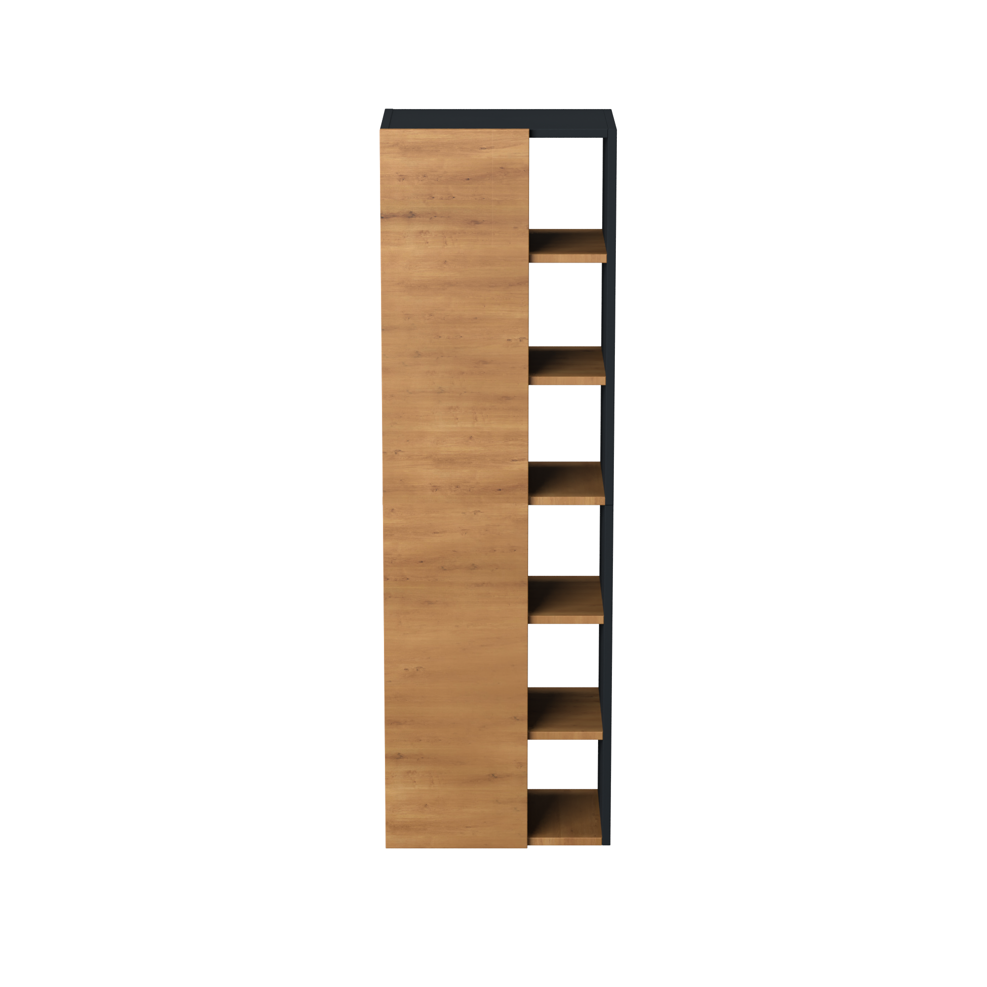 Garlivo Badezimmerschrank GLC 1 Eiche mit Fächern