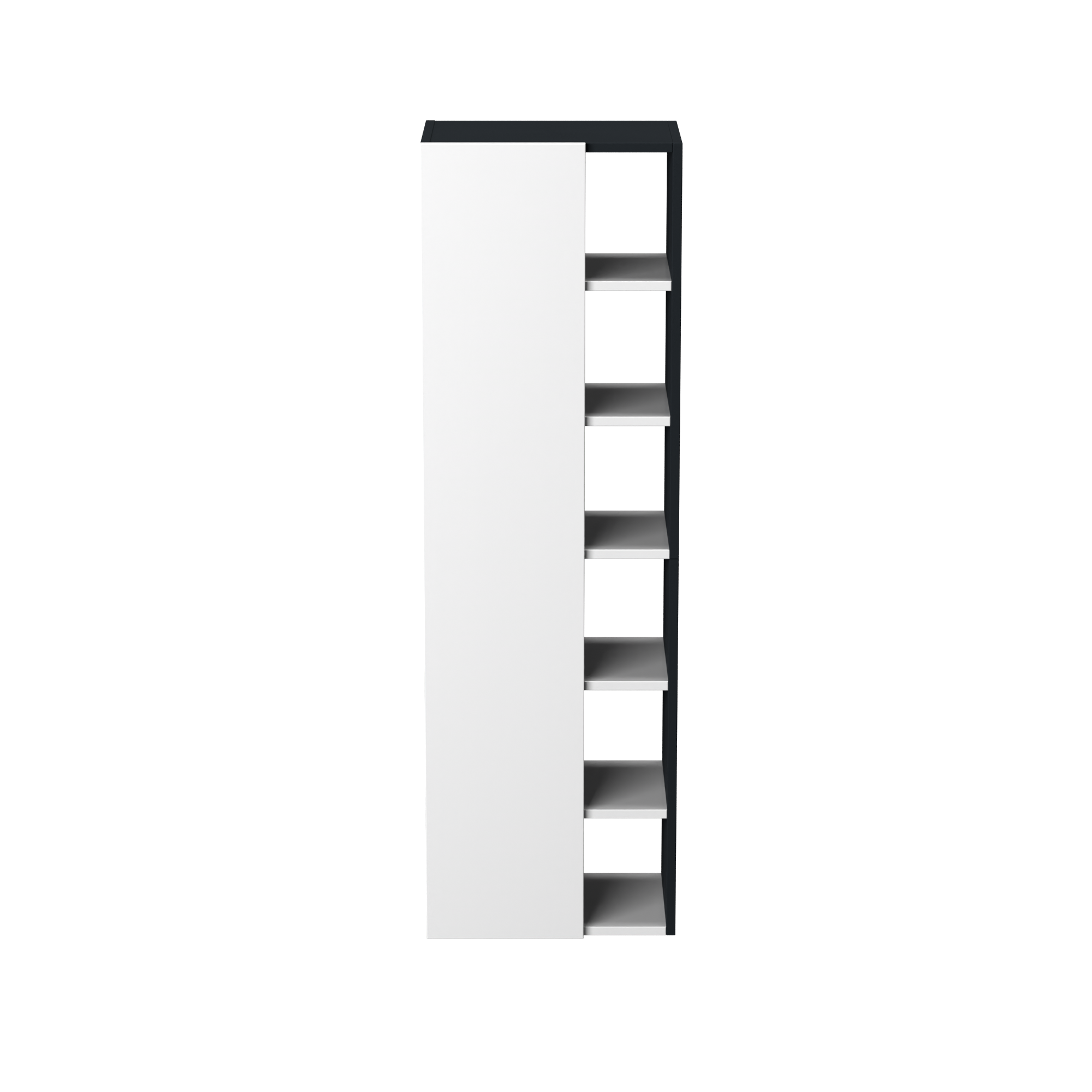 Garlivo Badezimmerschrank GLC 1 Weiß mit Fächern