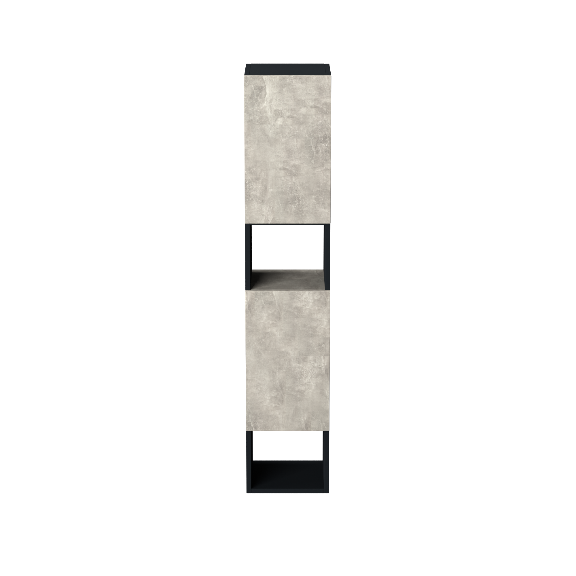 Garlivo Badezimmerschrank GLC 2 Beton mit Fächern