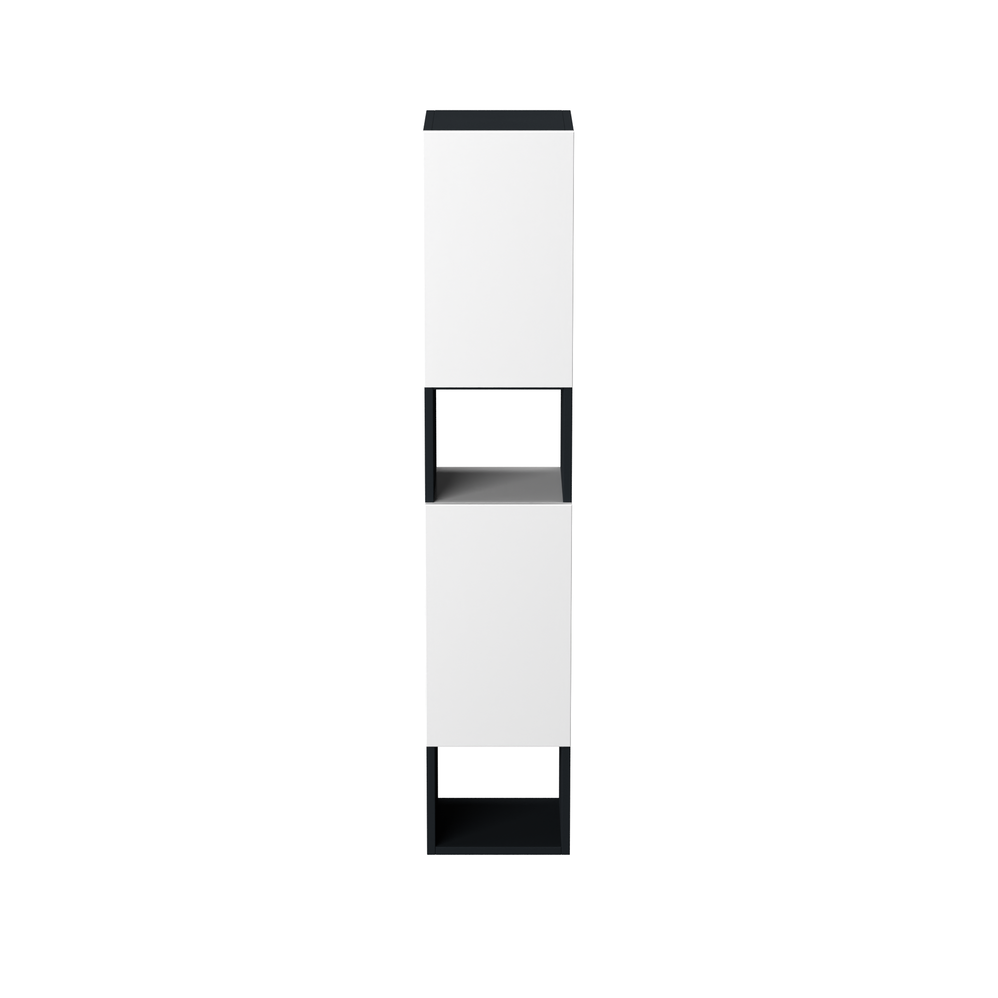 Garlivo Badezimmerschrank GLC 2 Weiß mit Fächern