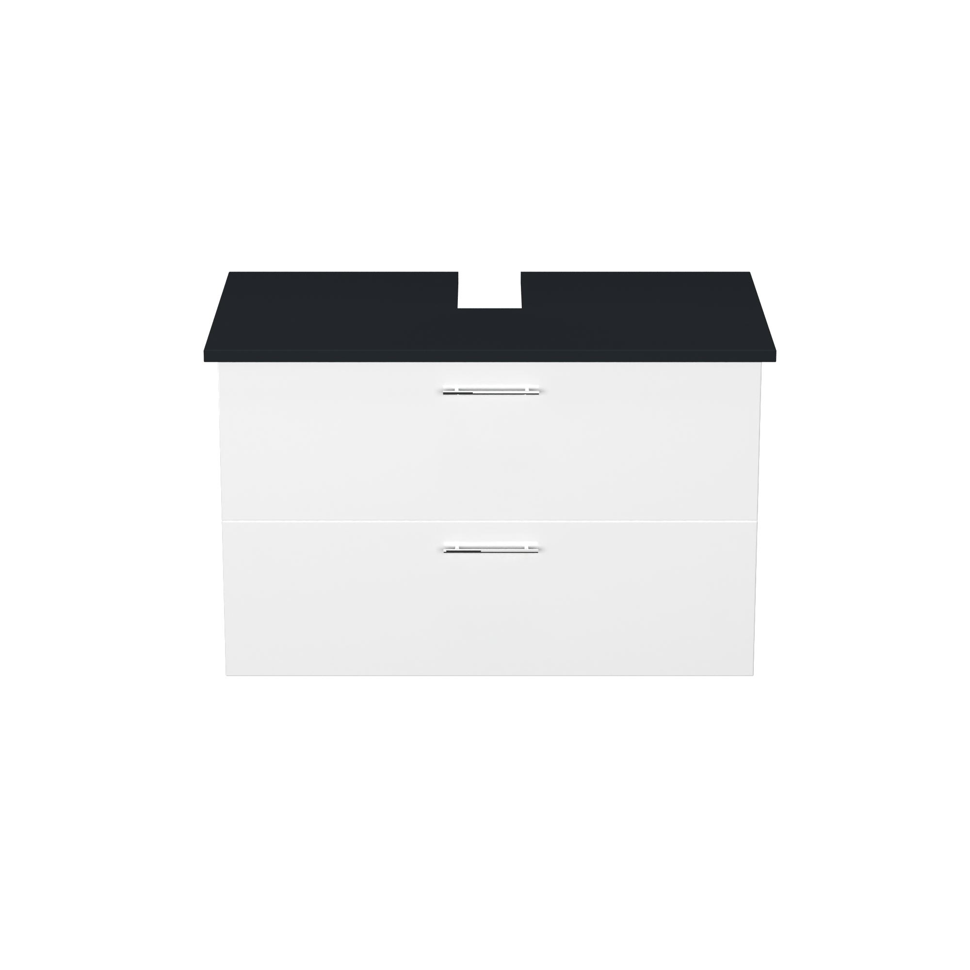 Garlivo Waschbeckenunterschrank GLA-80 Weiss mit Schubladen