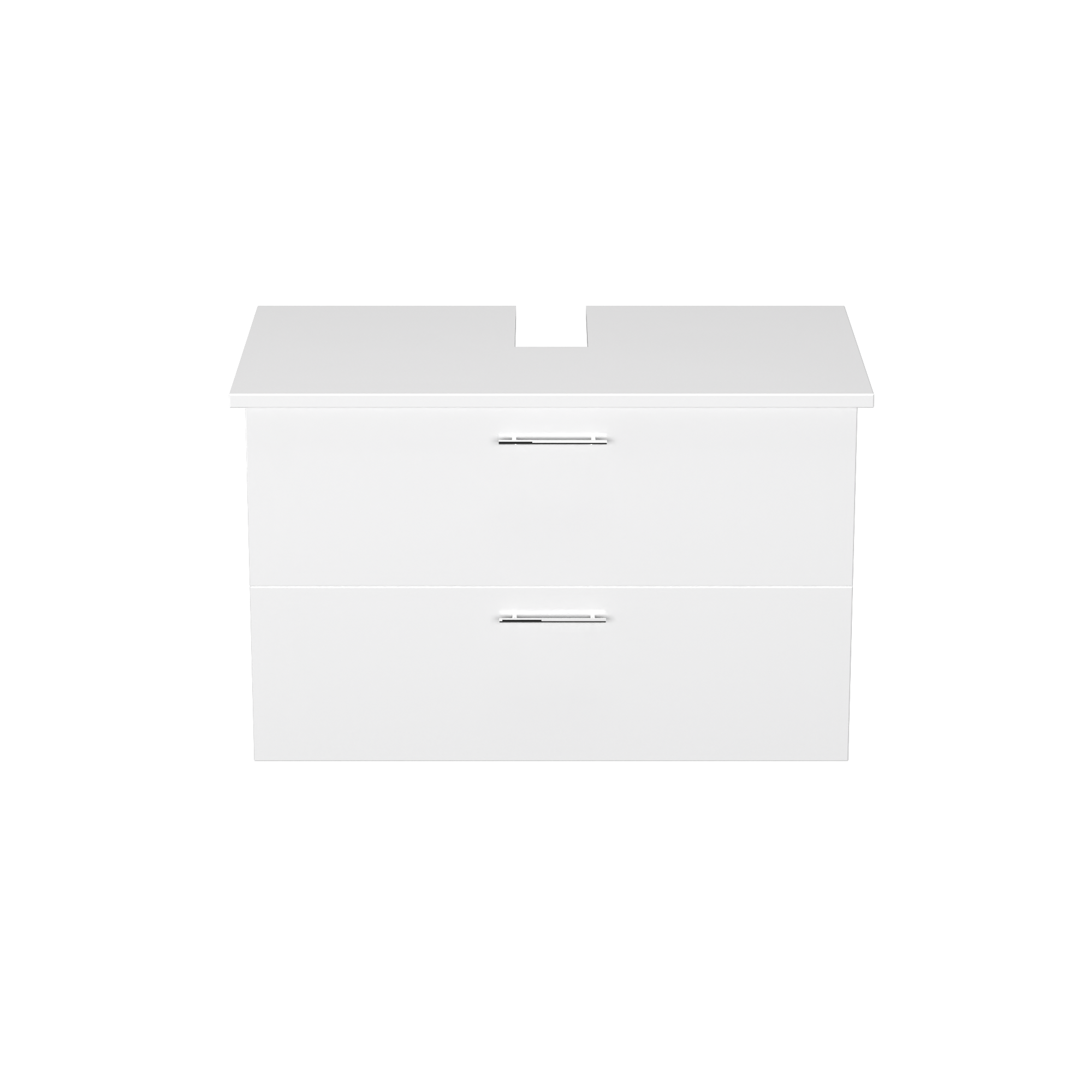 Garlivo Waschbeckenunterschrank GLA-80 Weiss mit Schubladen