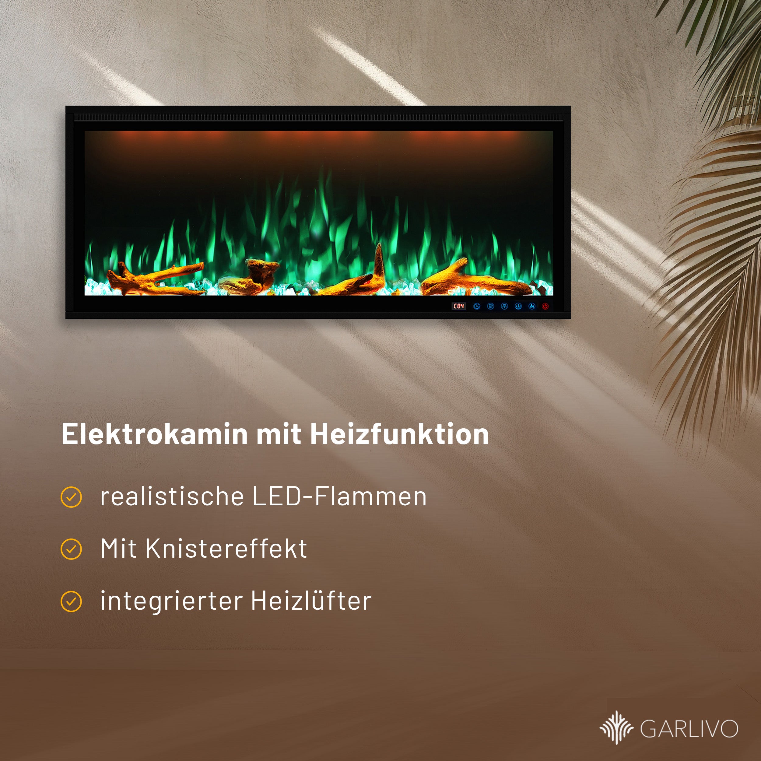 Garlivo Smart Wall Elektrokamineinsatz