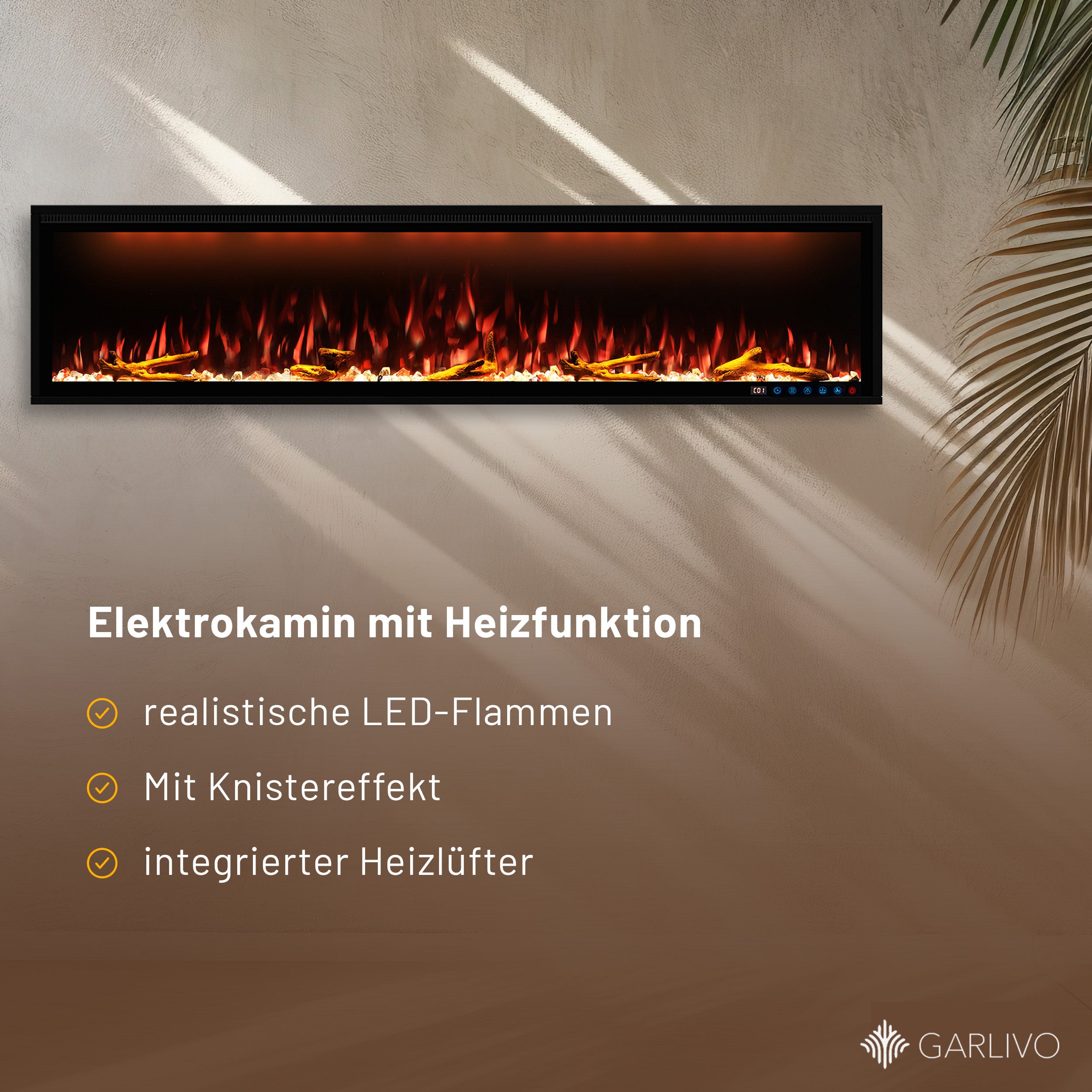 Garlivo Smart Wall Elektrokamineinsatz