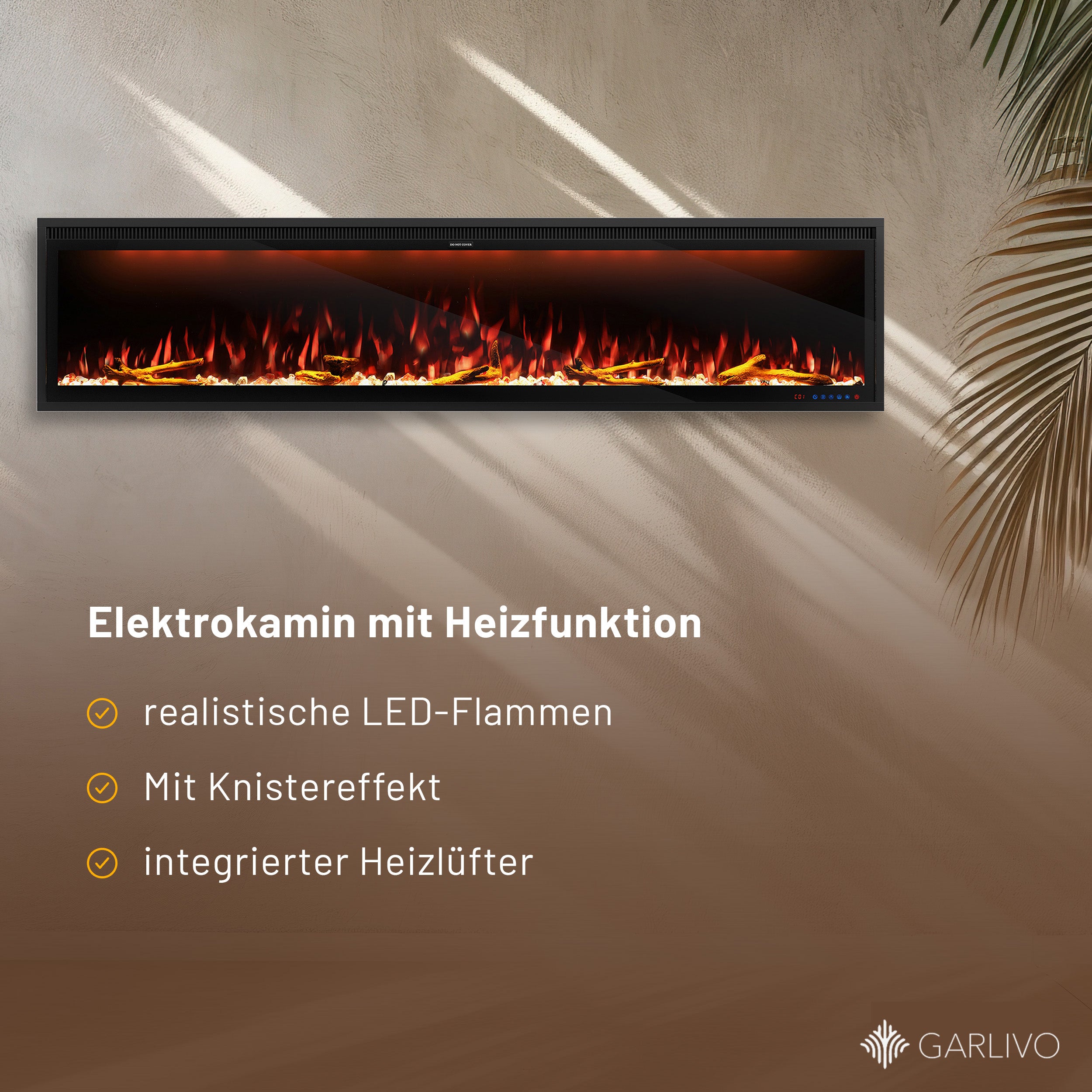 Garlivo Smart Wall Elektrokamineinsatz