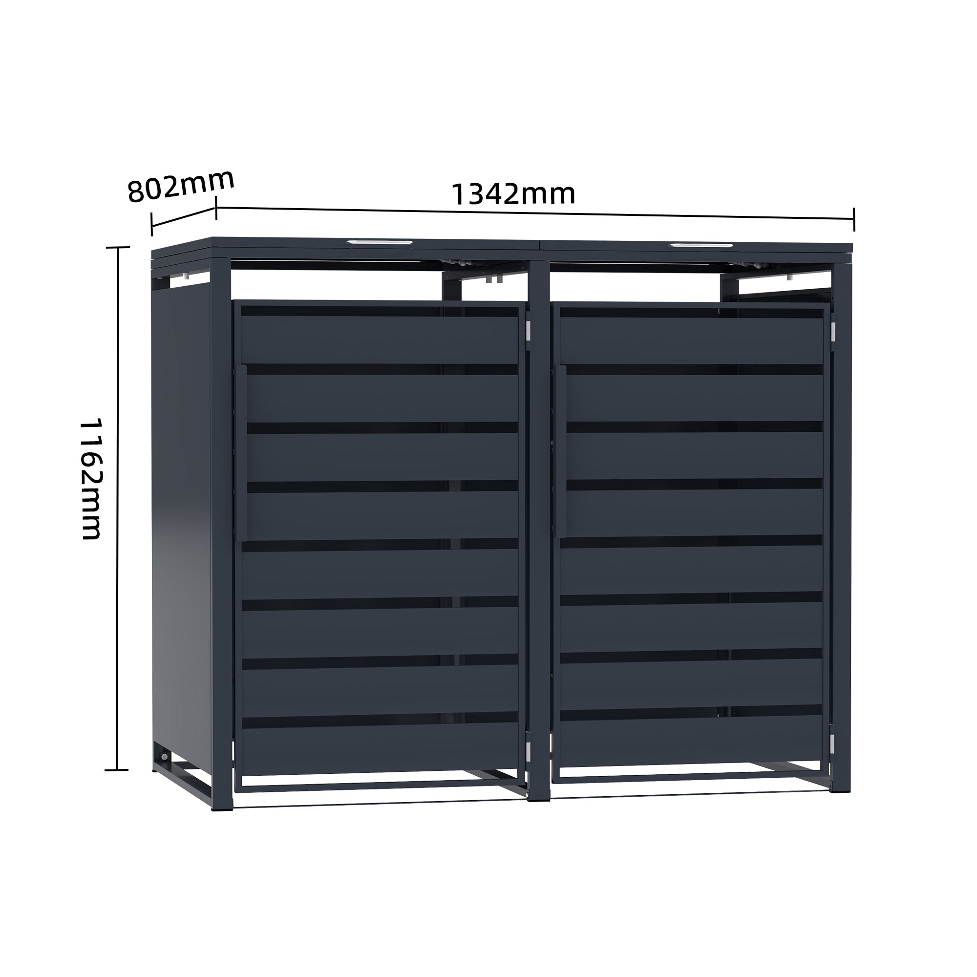 Garlivo Thymian 2er Mülltonnenbox